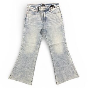 NWT Express 70s Flare Jeans Mid Rise 12S Light Wash